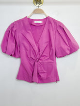 Load image into Gallery viewer, Rebel Cotton Polin Short Sleeve Top with Twist Front
