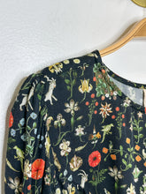 Load image into Gallery viewer, Long Sleeve Silk Blend Medieval Magic Print Blouse
