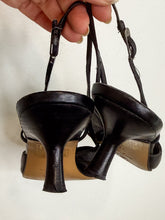 Load image into Gallery viewer, Vintage Interlocking CC Slingback Kitten Heels
