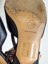 Load image into Gallery viewer, Vintage Interlocking CC Slingback Kitten Heels
