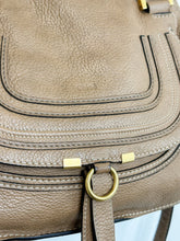 Load image into Gallery viewer, Leather Marcie Top Handle Bag with Crossbody Strap
