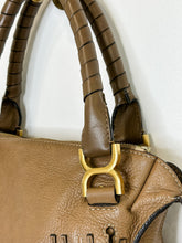 Load image into Gallery viewer, Leather Marcie Top Handle Bag with Crossbody Strap
