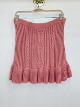 Load image into Gallery viewer, Cable Knit Mini Skirt with Faux Buttons (orig. $295)
