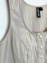 Load image into Gallery viewer, Cotton Cropped Button Front Tank
