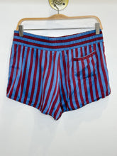 Load image into Gallery viewer, Corey Striped Silk Charmeuse Sleep Shorts (orig. $208)
