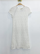 Load image into Gallery viewer, Crochet Lace Overlay Short Sleeve Shift Dress (orig. ~$995)
