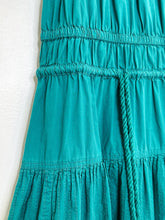 Load image into Gallery viewer, Darlene Cotton Flutter Sleeve Midi Dress with Tie Waist (orig. $420)
