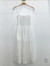 Load image into Gallery viewer, Kennedy Large Eyelet Shirred Top Sundress (orig. $268)

