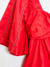 Load image into Gallery viewer, Empire Waist Puff Sleeve Mini Dress (orig. $360)

