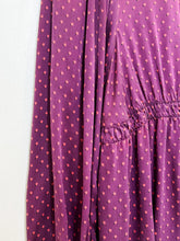 Load image into Gallery viewer, Silk Star Motif Long Sleeve Midi Dress
