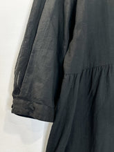 Load image into Gallery viewer, Cotton James Long Sleeve Tiered Half Button Midi Dress with Slip (orig. $345)
