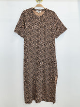 Load image into Gallery viewer, Leopard Print Midi T-Shirt Dress (orig. $200)
