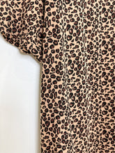 Load image into Gallery viewer, Leopard Print Midi T-Shirt Dress (orig. $200)
