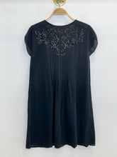 Load image into Gallery viewer, Fie Silk Short Sleeve Silk Sequin Half Button Dress (orig. $375)

