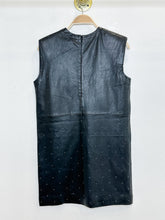 Load image into Gallery viewer, Mika Lamb Leather Pinstud Sheath Dress (NWT, orig. $399)
