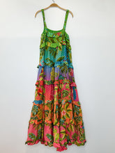 Load image into Gallery viewer, Ombre Forest Tiered Cotton Sleeveless Maxi Dress (orig. $245)
