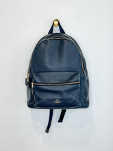 Load image into Gallery viewer, Charlie Pebbled Leather Campus Backpack (orig. $400)
