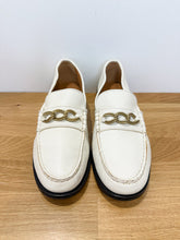 Load image into Gallery viewer, Vicky Leather Loafers with Chain Detail (orig. $225)
