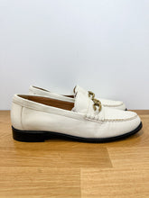 Load image into Gallery viewer, Vicky Leather Loafers with Chain Detail (orig. $225)
