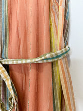 Load image into Gallery viewer, Striped Cotton Sleeveless Maxi Dress with Tie Belt

