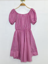 Load image into Gallery viewer, Bardot Gingham Puff Sleeve Dress (orig. $395)
