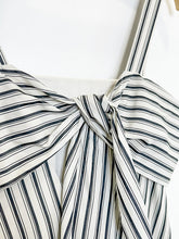 Load image into Gallery viewer, Striped Wide Strap Sundress with Tie Back (NWT, orig. $385)
