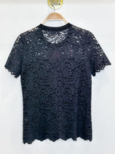 Load image into Gallery viewer, Lace Tee with Embroidered Roses (orig. $367)
