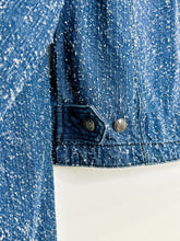 Load image into Gallery viewer, Cora Distressed Collarless Denim Jacket (orig. $398)
