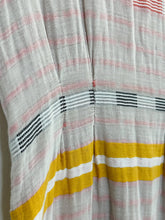Load image into Gallery viewer, Multi-Striped Short Sleeve Scoop Neck Dress
