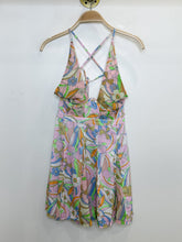 Load image into Gallery viewer, Guinevere Halter Neck Floral Mini Dress (NWT, orig. $250)
