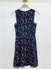 Load image into Gallery viewer, Louise Floral Sleeveless Fit + Flare Dress with Mesh Trim (orig. $350)
