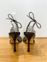 Load image into Gallery viewer, Beaded Chain Mail Stiletto Sandals
