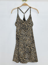 Load image into Gallery viewer, Leopard Print Racerback Tennis Dress
