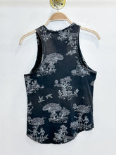 Load image into Gallery viewer, Skeleton Print Tennis Tank
