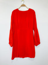 Load image into Gallery viewer, Silk Balloon Sleeve Dress
