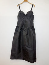 Load image into Gallery viewer, 100% Recycled Polyester Spaghetti Strap Midi Dress with Sweetheart Neckline (orig. $245)
