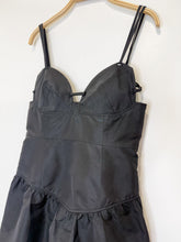 Load image into Gallery viewer, 100% Recycled Polyester Spaghetti Strap Midi Dress with Sweetheart Neckline (orig. $245)
