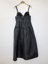 Load image into Gallery viewer, 100% Recycled Polyester Spaghetti Strap Midi Dress with Sweetheart Neckline (orig. $245)
