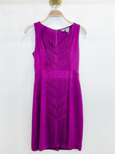 Load image into Gallery viewer, Pleated Front Sleeveless Silk Dress
