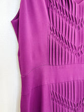 Load image into Gallery viewer, Pleated Front Sleeveless Silk Dress
