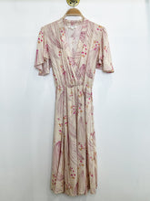 Load image into Gallery viewer, Phoebe Short Sleeve Surplice Floral Midi Dress (orig. $216)

