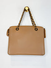Load image into Gallery viewer, Coco Mark with CC Logo Chain Handle Small Lambskin Tote
