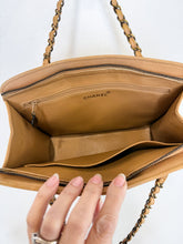 Load image into Gallery viewer, Coco Mark with CC Logo Chain Handle Small Lambskin Tote
