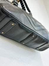Load image into Gallery viewer, Chevron Caroline Leather Frame Bag with Braided Handles
