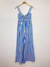 Load image into Gallery viewer, Cotton Poplin Summer Stripe Jumpsuit (orig. $328)
