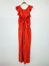 Load image into Gallery viewer, Viola Flutter Sleeve Open Back Jumpsuit (orig. $390)
