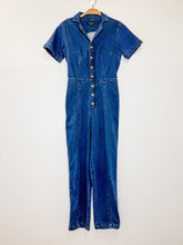 Load image into Gallery viewer, Denim Short Sleeve Jumpsuit (orig. $228)
