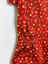 Load image into Gallery viewer, Cotton Short Sleeve Floral Romper (orig. $170)
