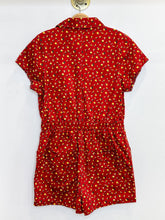 Load image into Gallery viewer, Cotton Short Sleeve Floral Romper (orig. $170)
