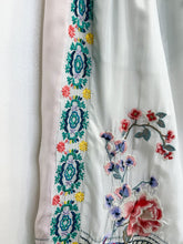 Load image into Gallery viewer, Embroidered Pastel Color Block Wide Leg Pants
